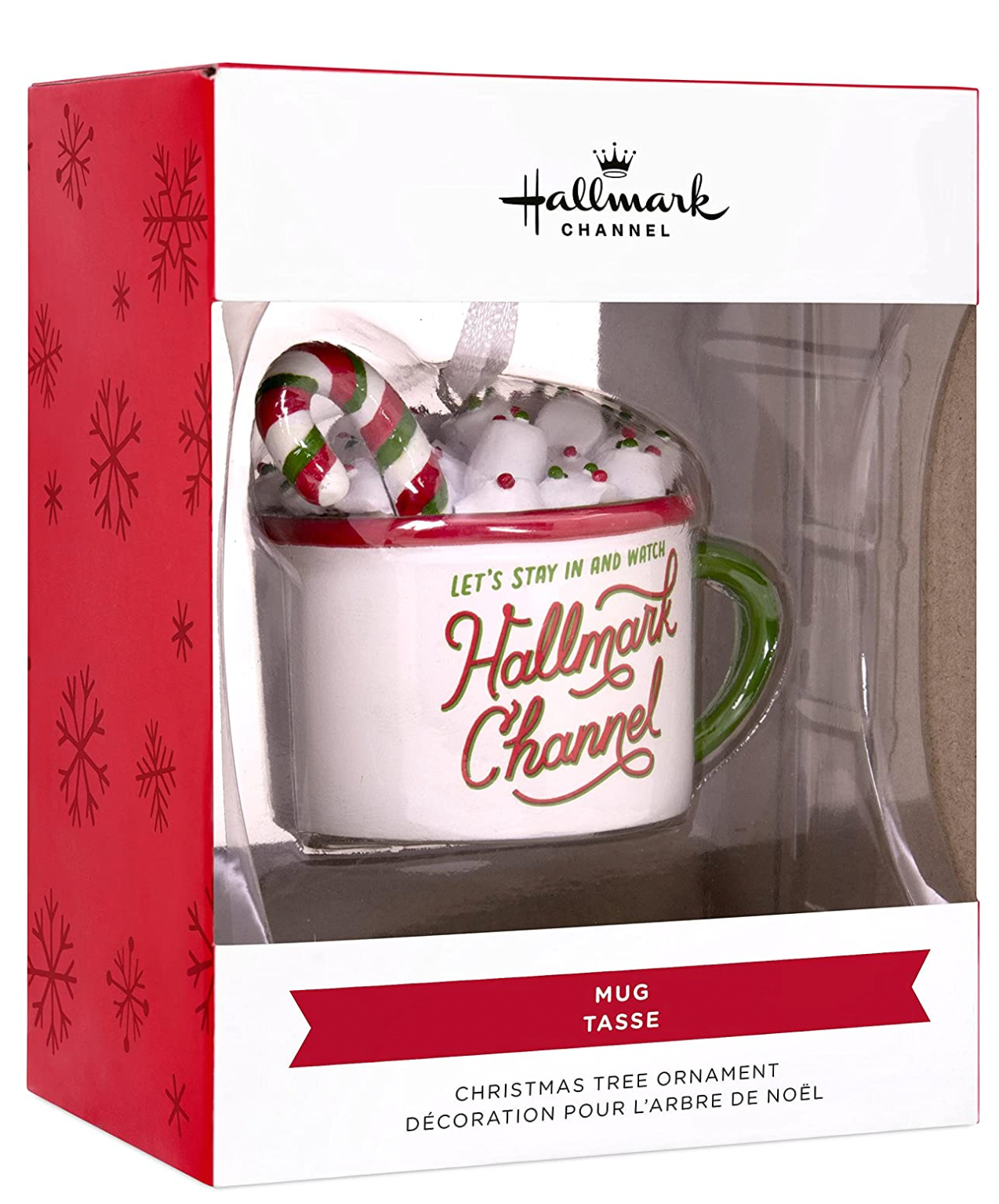 Hallmark Channel Hot Cocoa Mug Christmas Ornament New