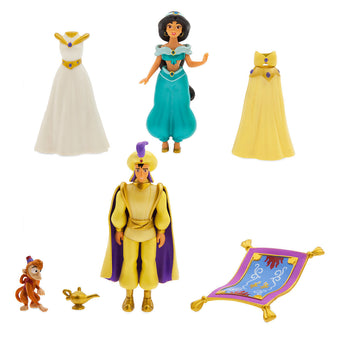 Disney Parks Jasmine Dress Up Figure Set New with Box