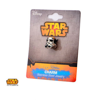 Disney Star Wars Stormtrooper Storm Trooper Stainless Steel Bead Charm New