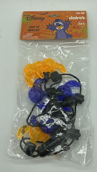 Disney Halloween Stitch Light Up Necklace New with Tag