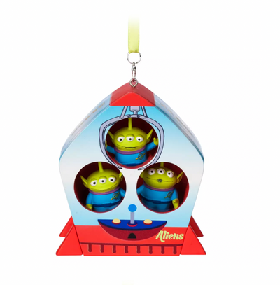Disney Sketchbook Toy Story Aliens Talking Christmas Ornament New with Tag