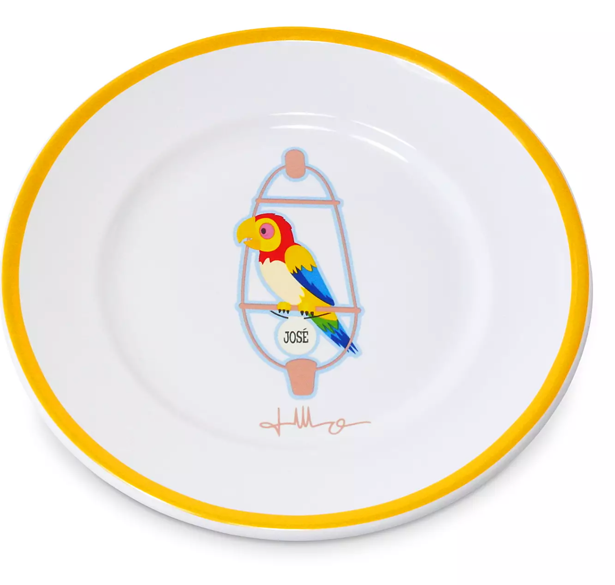 Disney Parks Fantasyland Tiki Room Dumbo Plate Set by Jerrod Maruyama New
