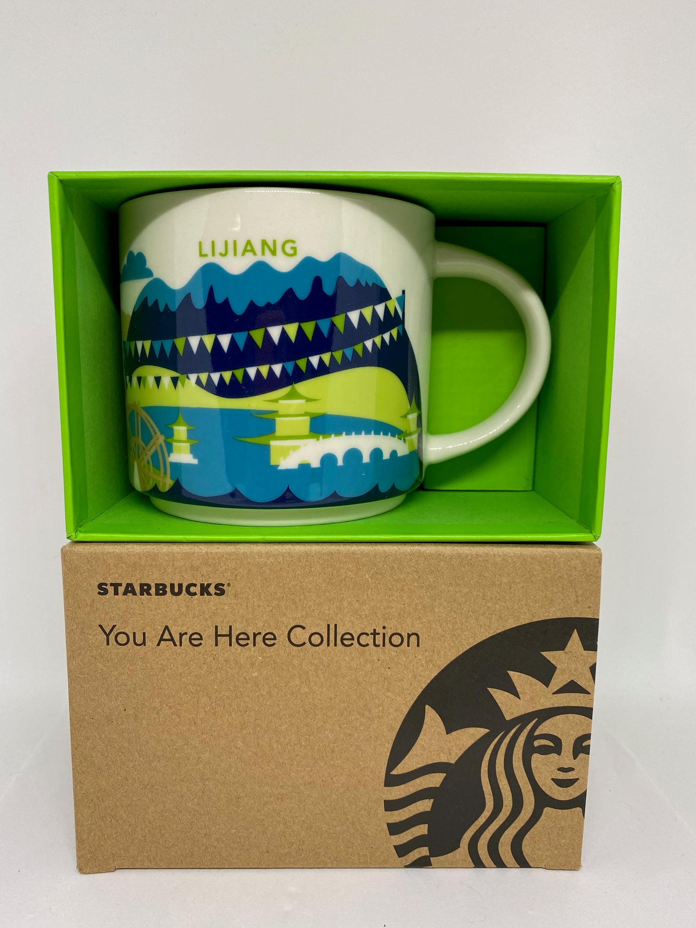 Starbucks You Are Here Collection Lijiang China Ceramic Coffee Mug New With Box