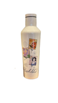 Disney Flower Garden 2023 Corkcicle Passholder Stainless Steel Water Bottle New