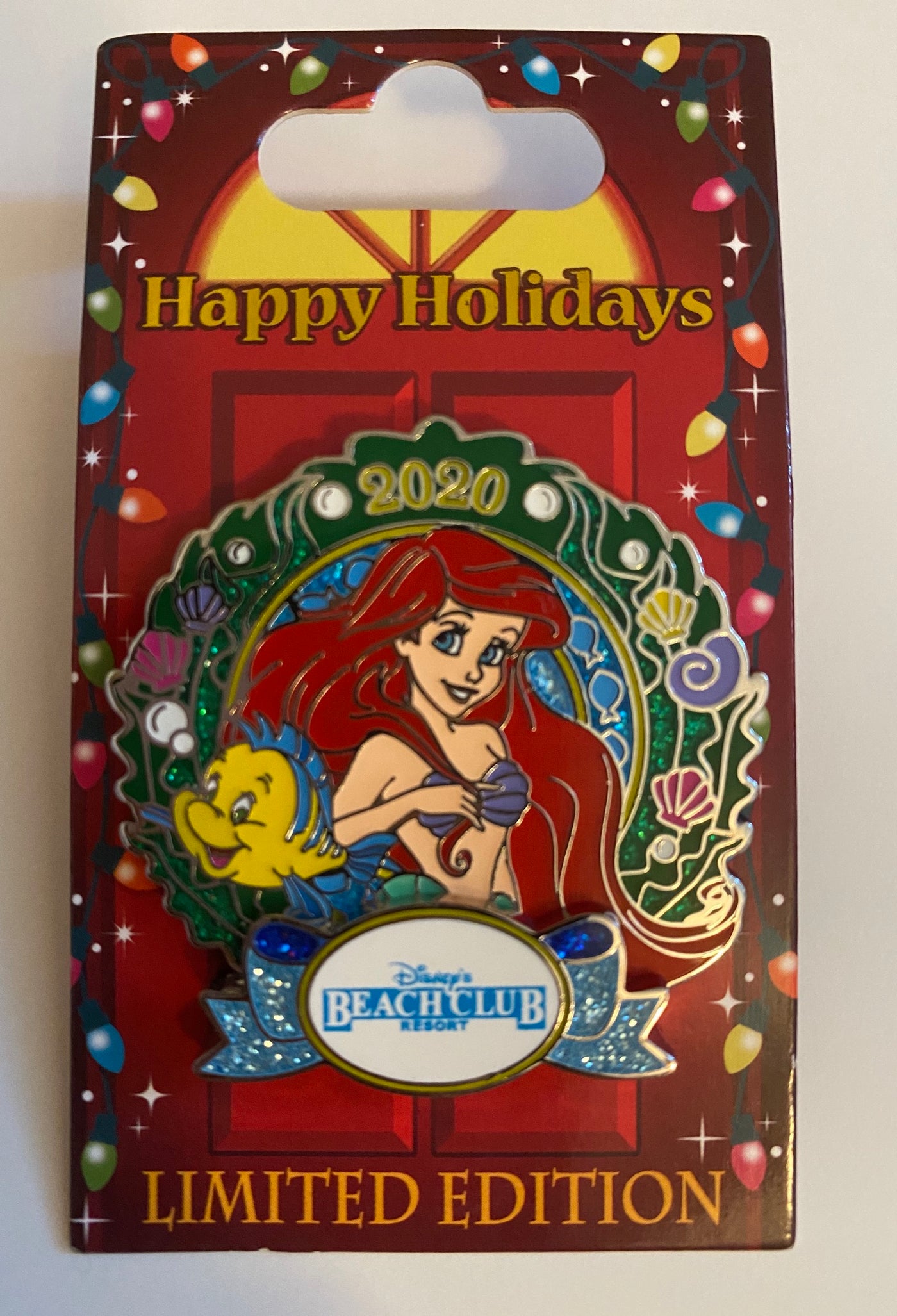 Disney 2020 Beach Club Resort Ariel Happy Holiday Limited Pin New with Card