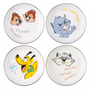 Disney Critters Chaos Collection Pluto Chip 'n Dale Yzma Meeko Enamel Plates New