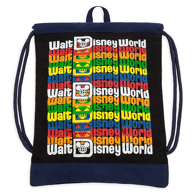 Disney Parks Wear It Proud Collection Walt Disney World Logo Cinch Sack New Tag