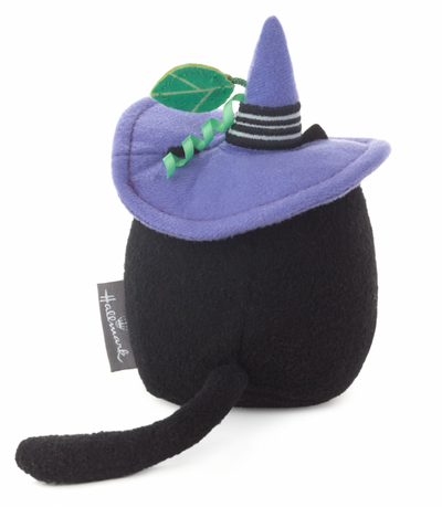 Hallmark Halloween Zip-Along Halloween Black Cat Plush New with Tag
