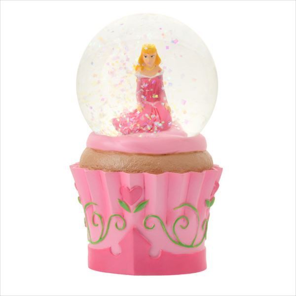 Disney Store Japan 25th Cinderella Belle Aurora Snow Globe Set New with Box