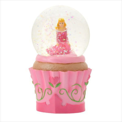 Disney Store Japan 25th Cinderella Belle Aurora Snow Globe Set New with Box