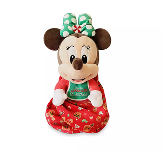 Disney Minnie Babies Holiday Cheer Santa Approved Sweetness Plush New with Tag