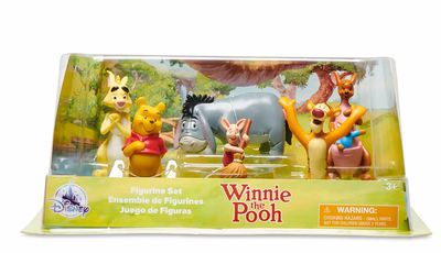 Disney Winnie the Pooh and Friends Figure Play Set Cake Topper New